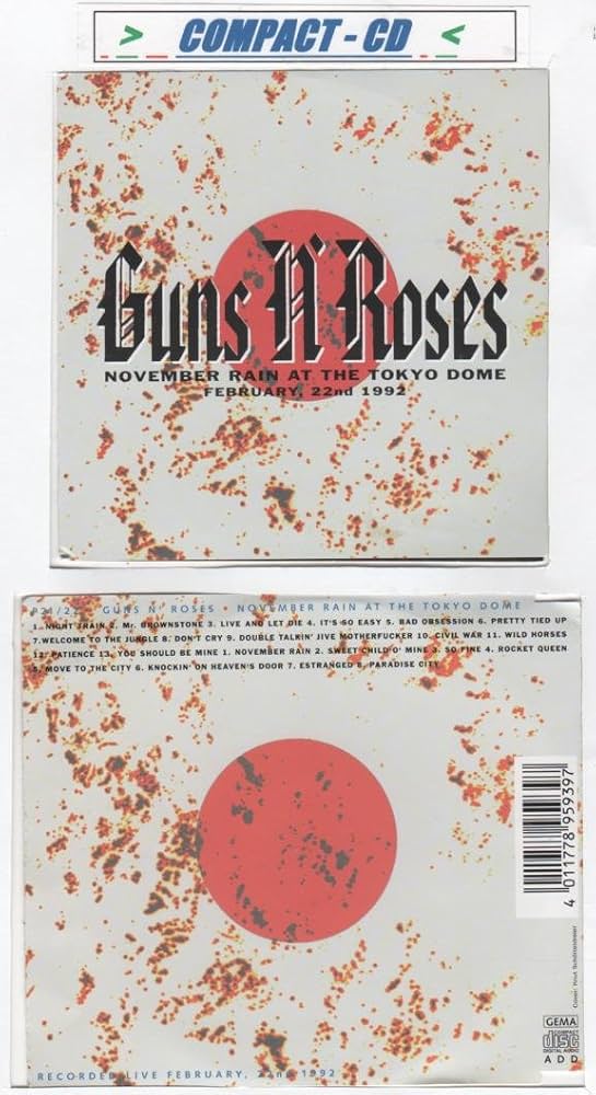 NOVEMBER RAIN AT THE TOKYO DOME - 1992 - Id.0024 by GUNS ´N